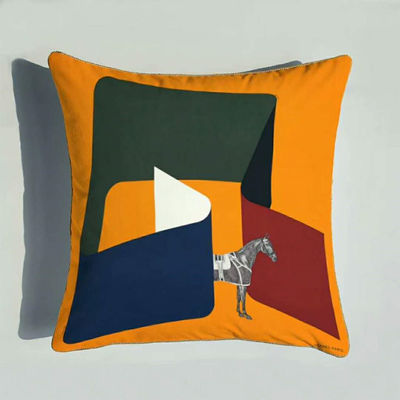 couvertures simples de coussin de coton de jacquard décoratif de couverture d'oreiller de mode d'oreiller de pouce 18x18