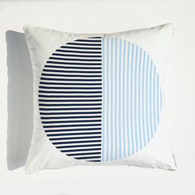 Le coussin simple japonais imprimé de toile de style d'océan de couverture de coussin de coton couvre des couvertures de carreau