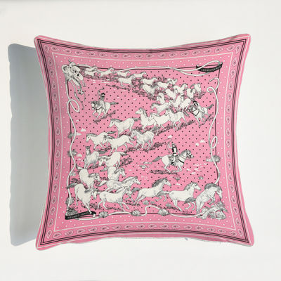 Le coussin indien d'impression de bloc de modèles géométriques nordiques de place couvre des couvertures d'oreiller du Maroc