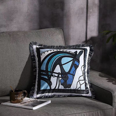 polyester 100% géométrique imprimé par 43*43cm d'affaire d'oreiller de couverture de coussin