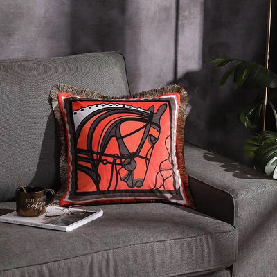 Les modèles géométriques ont imprimé la place de la couverture 45*45 cm de coussin