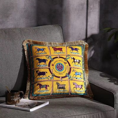 polyester 100% géométrique imprimé par 43*43cm d'affaire d'oreiller de couverture de coussin