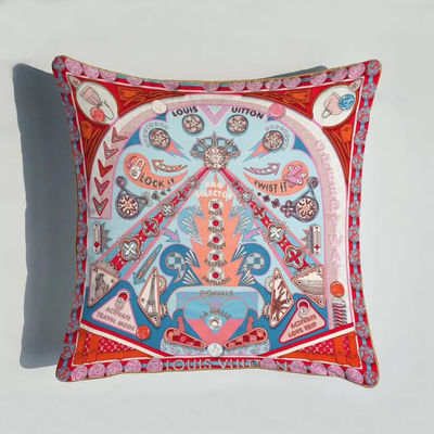 Les modèles géométriques ont imprimé la place de la couverture 45*45 cm de coussin
