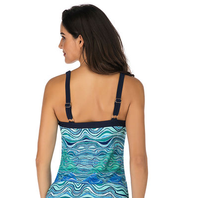Maillot de bain de séchage rapide d'élasticité de maillots de bain de vacances haut