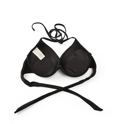 Bikini sexy sans dos de protection de coffre de haut d'élasticité maillot de bain de polyester