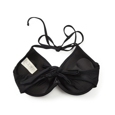 Bikini sexy sans dos de protection de coffre de haut d'élasticité maillot de bain de polyester