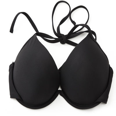 Élasticité élevée sans dos de bikini de maillot de bain de forme de v sexy de vêtements de bain