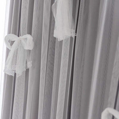 Jacquard 	Panne d'électricité d'impression de modèle de feuille de tissu de rideau en polyester