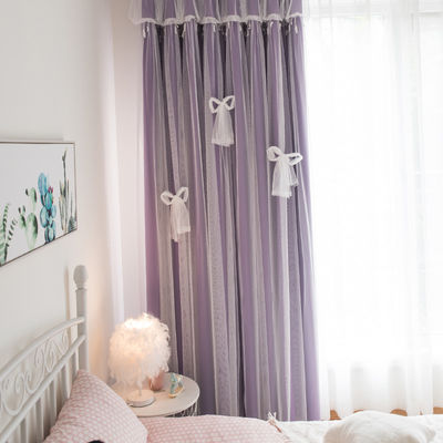 tissu de doublure de coton de rideau en coton de plaine de la panne d'électricité 110inch poly