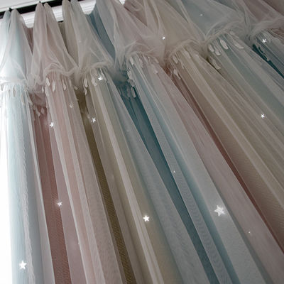 Salon de panne d'électricité de tissu de rideau en polyester imprimé par Digital