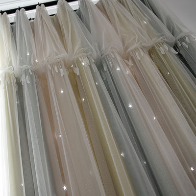 Fenêtre de toile de panne d'électricité imprimée par tissu à la maison de rideau en polyester de décor
