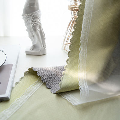 Textile 100% à la maison de luxe simple de tissu de rideau en polyester d'hôtel