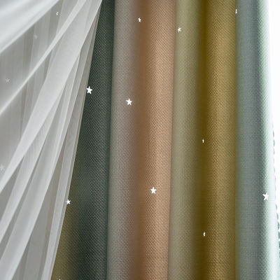 Tissu de tissu d'ombre de panne d'électricité de fenêtre du tissu 90% de rideau en polyester d'isolation thermique