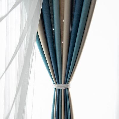 Tissu de tissu d'ombre de panne d'électricité de fenêtre du tissu 90% de rideau en polyester d'isolation thermique