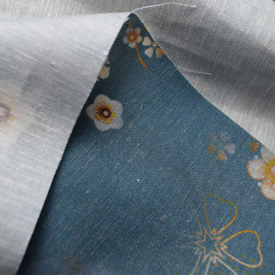 Tissu de rayonne visqueuse imprimé de 100% Challis floral viable