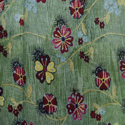 Ramie Digital de la viscose 45% de 55% imprimant le tissu de coton de robe