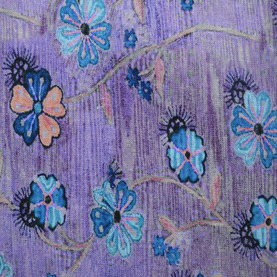 Ramie Digital de la viscose 45% de 55% imprimant le tissu de coton de robe