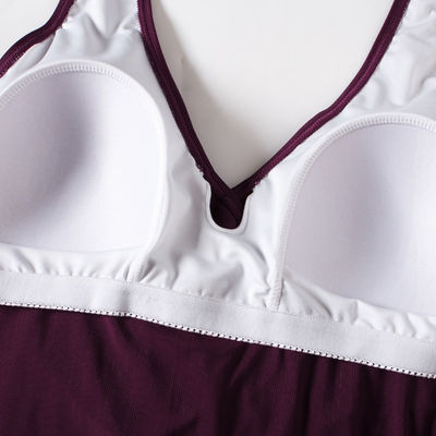 Maillots de bain sans dos de polyester de plage d'été de bikini occasionnel de maillot de bain