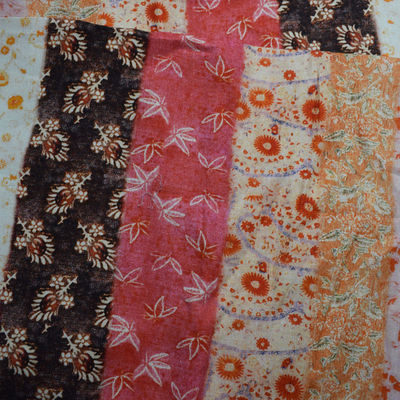 Robe pure de chemise de ramie imprimée par tissu mou de Chinoiserie de Waverly d'armure toile