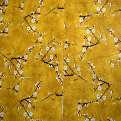 tissu de satin d'impression florale de coton de coureur de Tableau de ramie de 21s*21s Digital