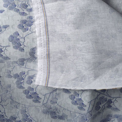 Transfert de chaleur de coton de la ramie 70% de 30% imprimant le textile de toile modelé de maison de tissu
