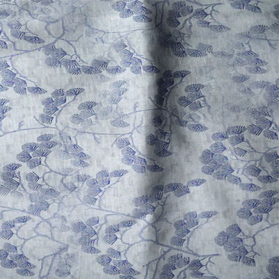 Transfert de chaleur de coton de la ramie 70% de 30% imprimant le textile de toile modelé de maison de tissu