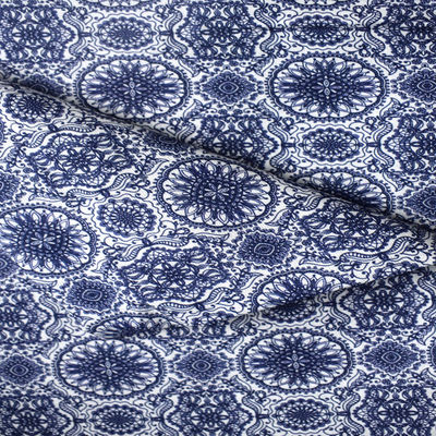 Le coton de la robe 54*58 a imprimé le tissu non tissé de toile de ramie