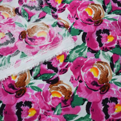 Copie rotatoire tissée chemises de mélange de polyester de rayonne visqueuse de 100 pour cent