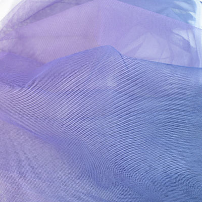 Tissu nuptiale de Tulle de Tulle de mariage d'illusion en nylon douce simple de scintillement