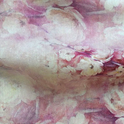 Tulle brodé par 100 a imprimé le sergé confortable de vêtement de tissu de Tencel tissé