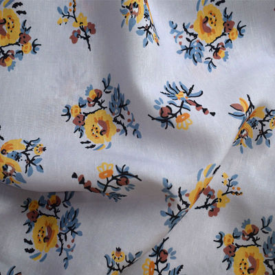 Coton solide d'armure de Tencel de sergé fil l'abrasion teinte de tissu résistante