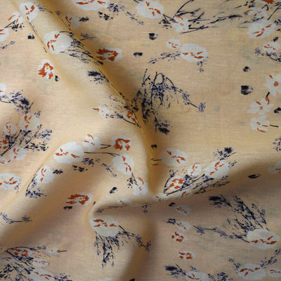 Sergé mou imprimé de coton de Tencel de tissu de Digital Tulle imperméable