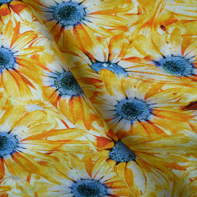 Tissu 100% floral de sergé d'impression de Tencel Digital de pantalons de chemises