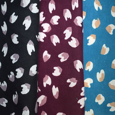Tissu de robe de chemise d'habillement tissé par tissu mou de Tulle Tencel de mélange de sergé de coton