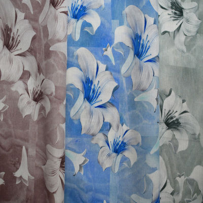 Tissu 100% floral de sergé d'impression de Tencel Digital de pantalons de chemises