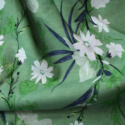 La viscose de la ramie +10% de 70% Tencel +20% a mélangé le tissu d'armure toile de tissu