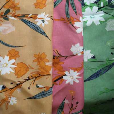 La viscose de la ramie +10% de 70% Tencel +20% a mélangé le tissu d'armure toile de tissu