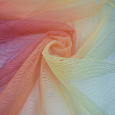 Crêpe plissée imprimée par Digital simple d'article de tissu mou de Tulle de robe de mariage
