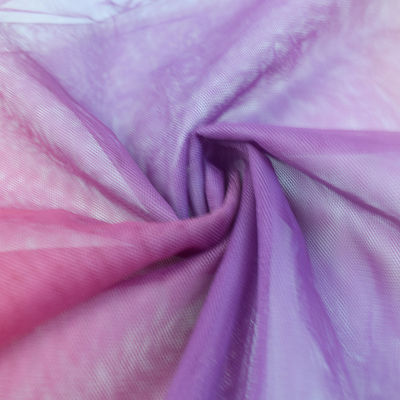 Crêpe plissée imprimée par Digital simple d'article de tissu mou de Tulle de robe de mariage