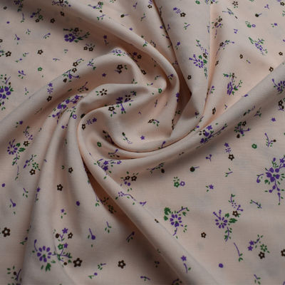les tissus 100% de coton de polyester de 105 GM/M ont imprimé le sentiment doux