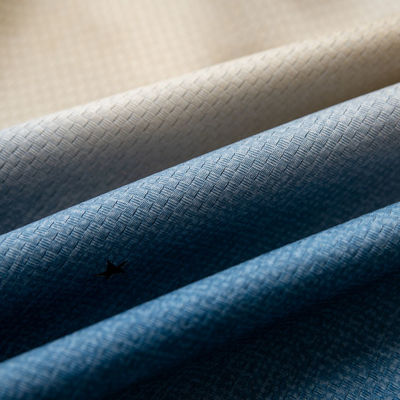 Tissu de toile de luxe de rideau en polyester de textile de coton doucement respirable