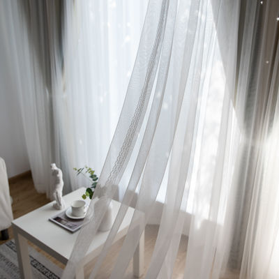 Ombrage élevé armure toile de tissu de toile de rideau en salon