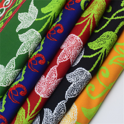 Tissu floral 148Cm de vente de divers des couleurs 100%Polyester Digital de mode impression chaud de tissu pour la robe