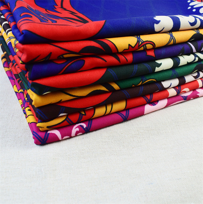 Tissu de polyester de noir d'ODM pour la décoration des vêtements DIY