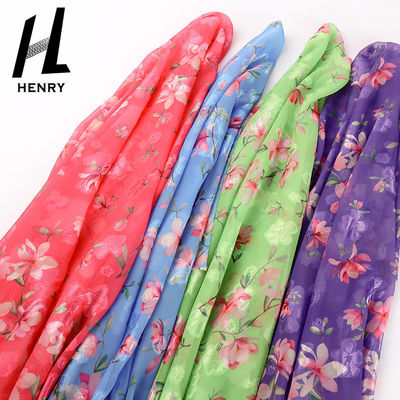 Modèle à la mode Digital de tissu de robe de mousseline de soie imprimant le tissu de polyester