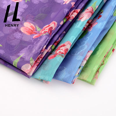 Tissu pur de mousseline de soie de robe de polyester de l'habillement de Tulle de la CE des femmes molles de tissu