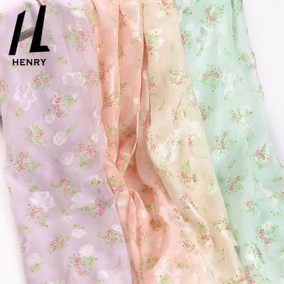 L'ODM a imprimé le tissu matériel de Tulle de robe de mariage de mousseline de soie