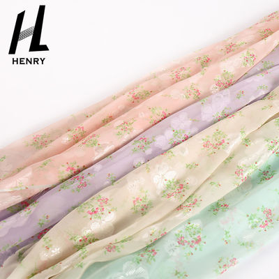 L'ODM a imprimé le tissu matériel de Tulle de robe de mariage de mousseline de soie