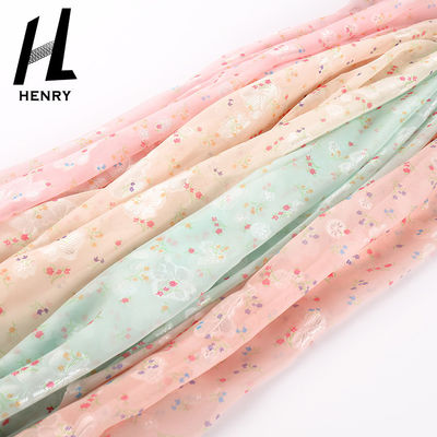 Vêtements 100% de Mesh Lace Fabric Polychrome For de polyester