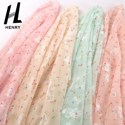 Vêtements 100% de Mesh Lace Fabric Polychrome For de polyester